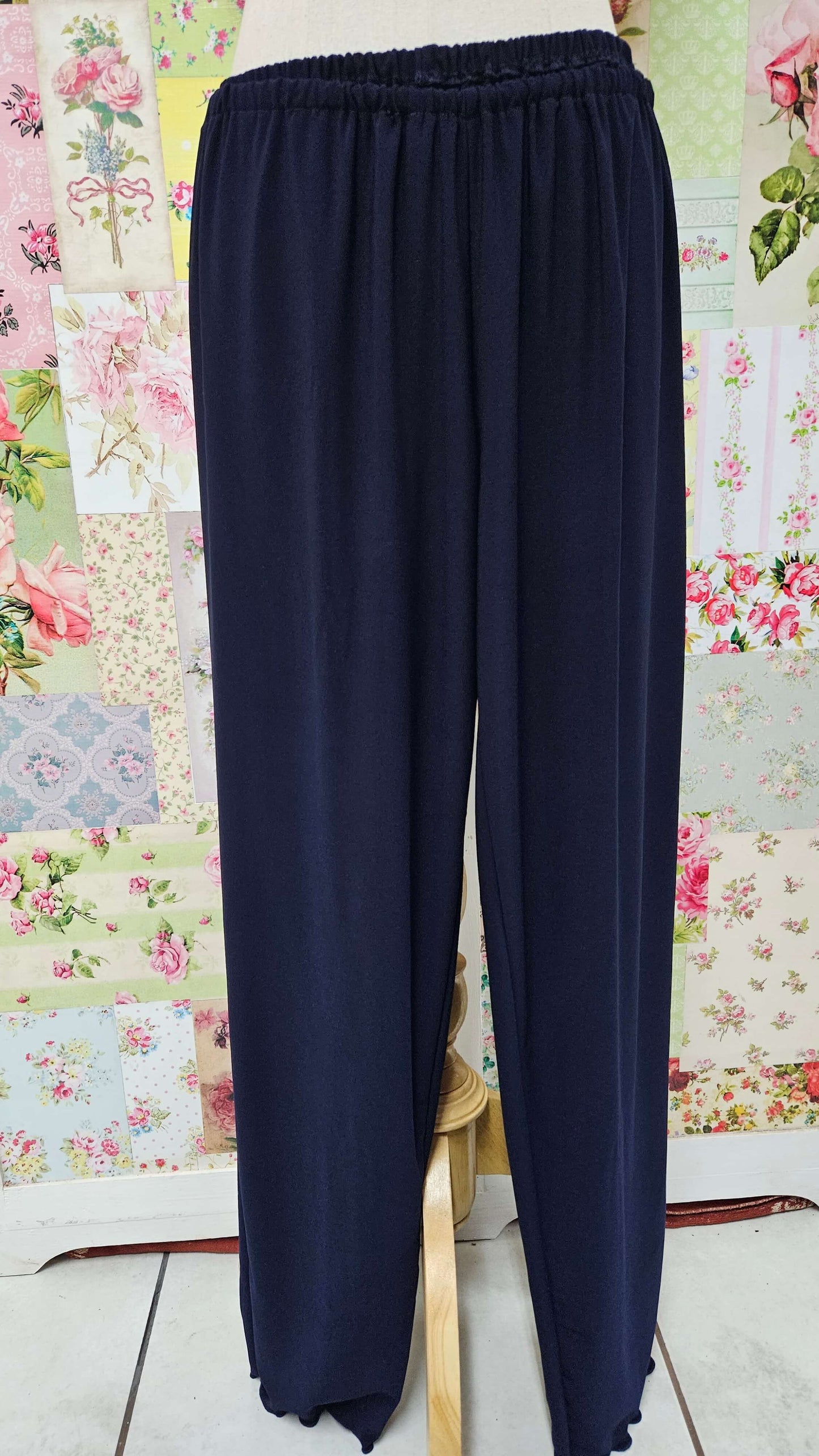 Navy Blue 3-Piece Pants Set LR0616