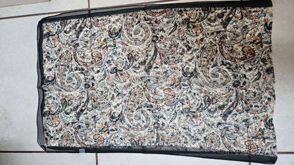 Black Printed Scarf SE0300