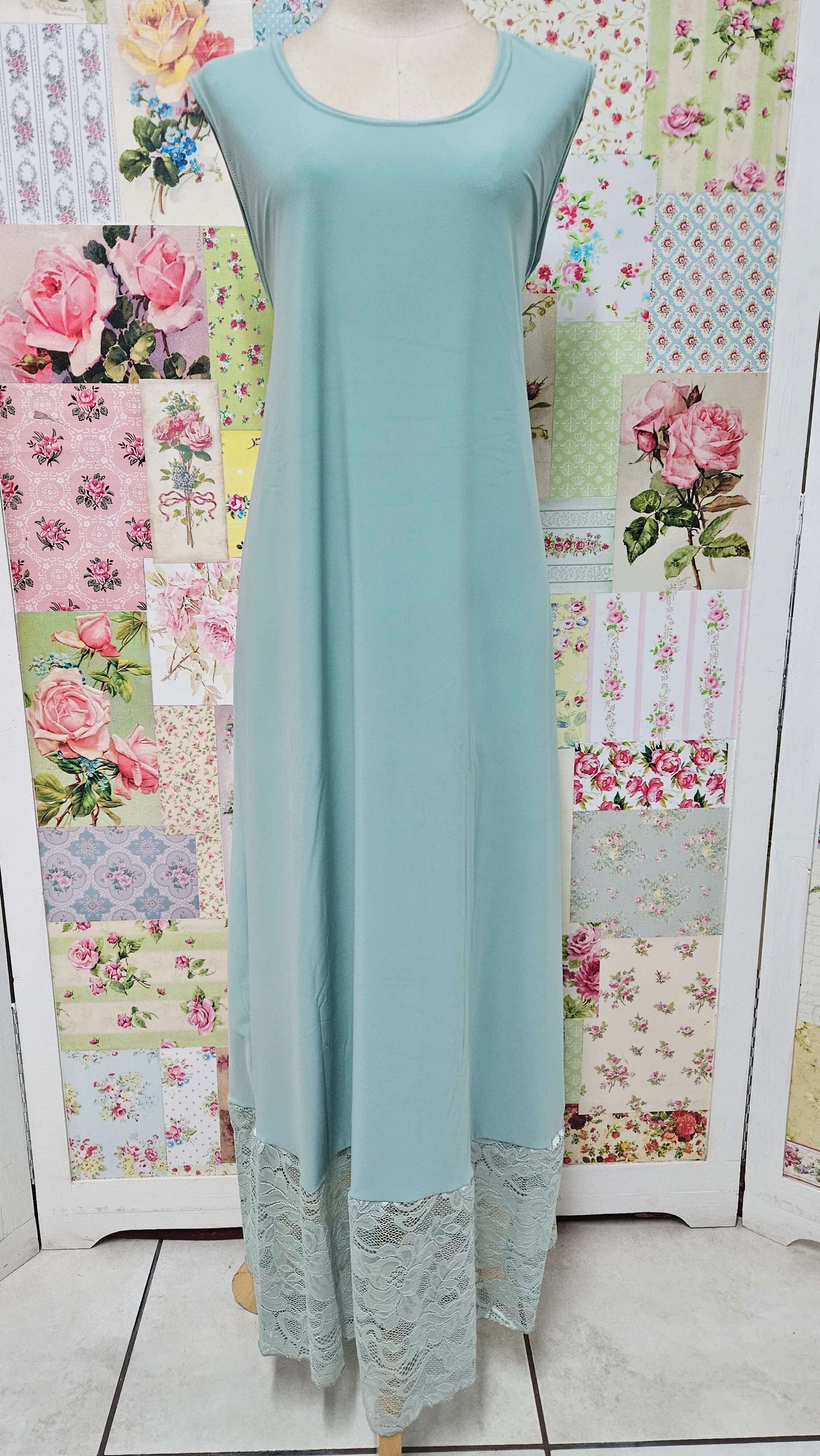 Sage Green Dress Set LR0678