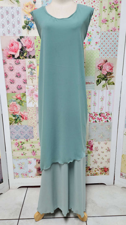 Sage Green Dress Set LR0682