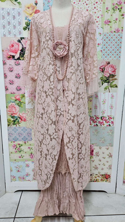 Dusty Pink Dress Set LR0548