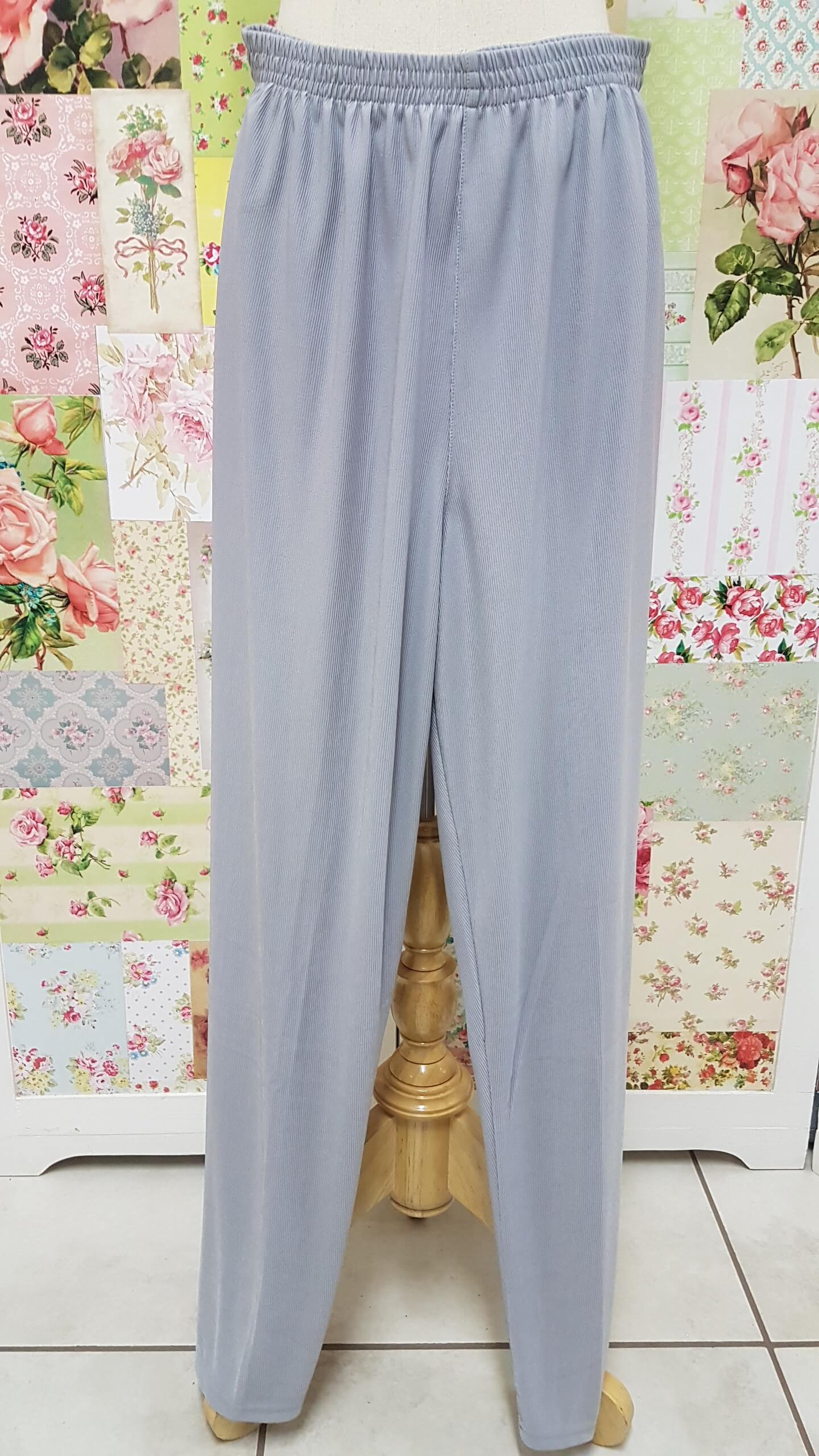 Grey Rib Pants SAM029