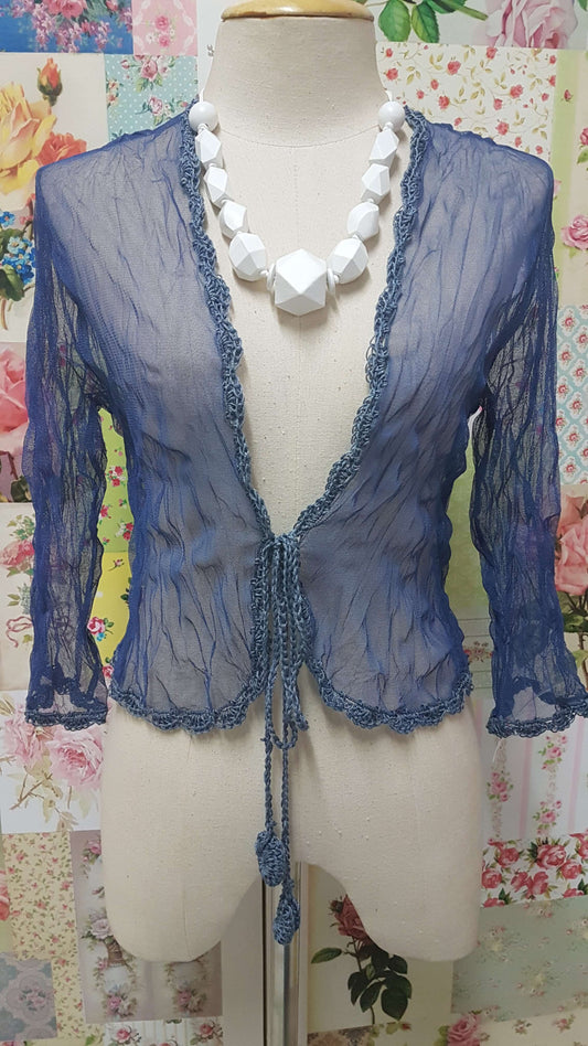 Denim Blue Bolero VB067