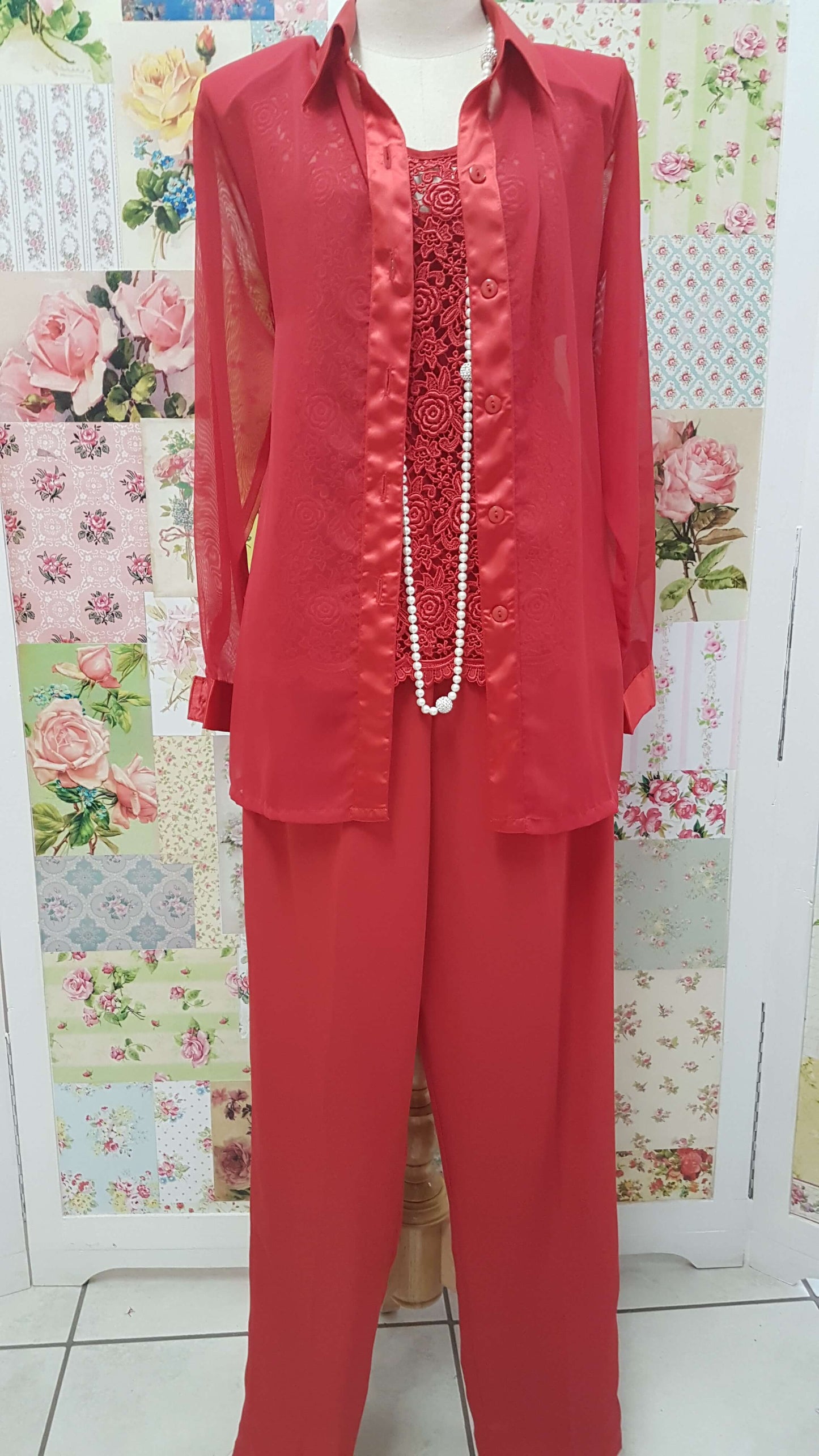 Red 3-Piece Piece Set BS051