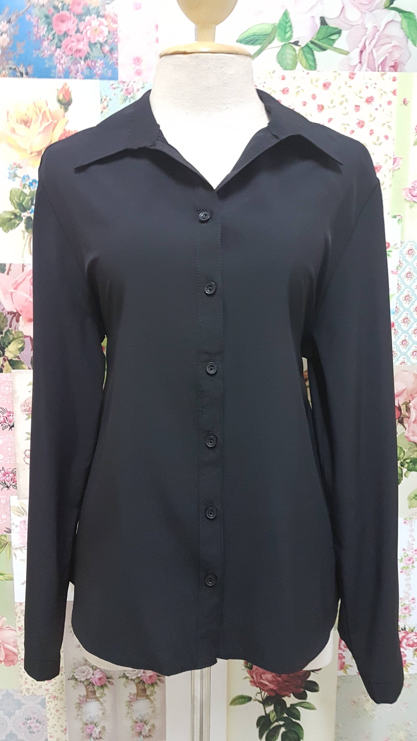 Black Blouse BU038