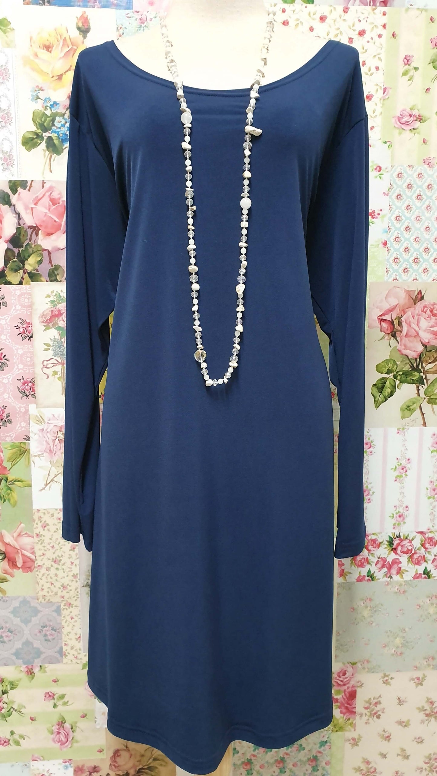 Navy Blue Top CH0308