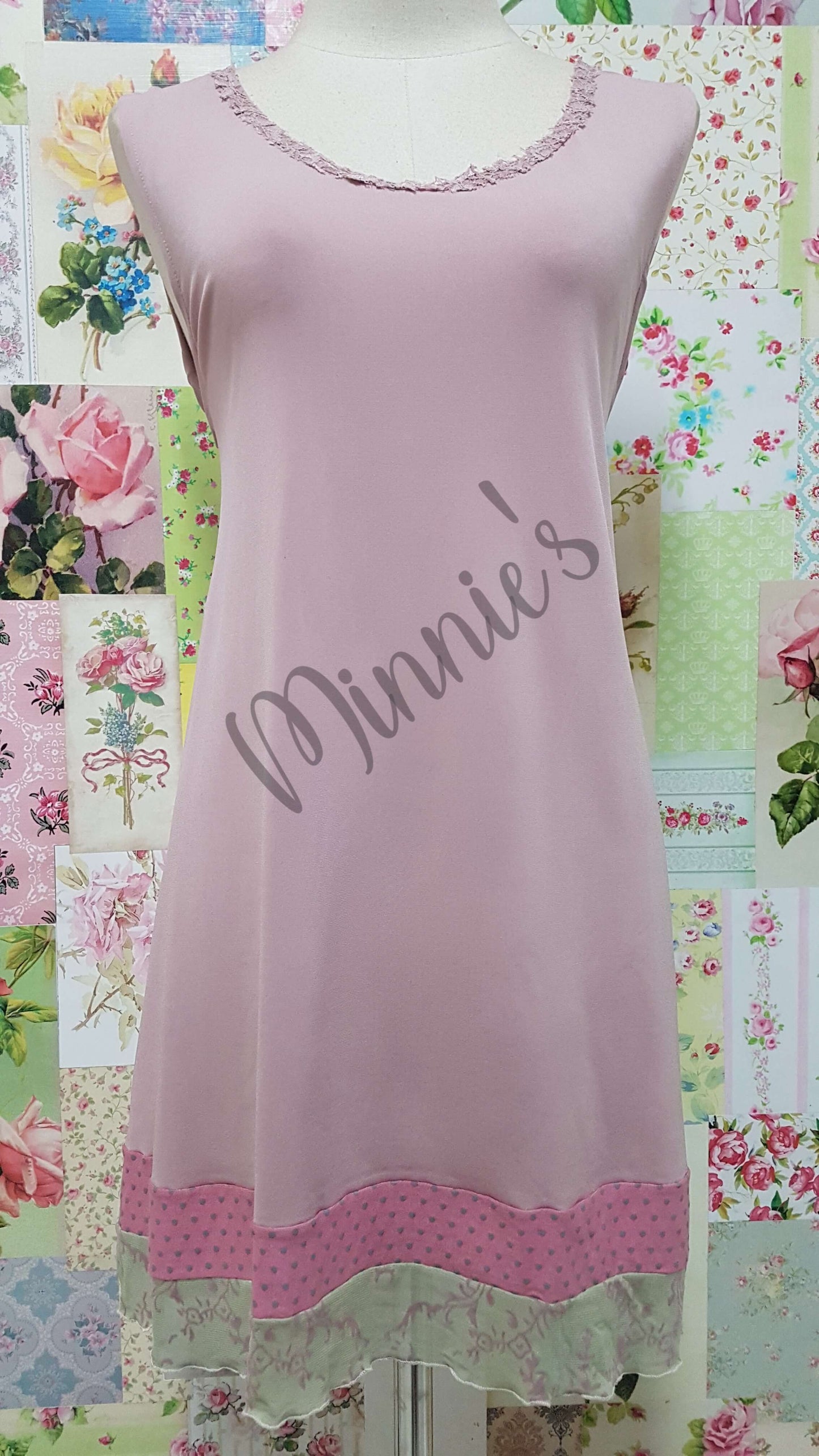 Dusty Pink Sleeveless Top ML0226