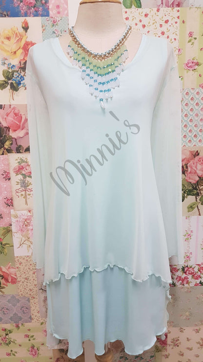 Mint Green Top CH0643