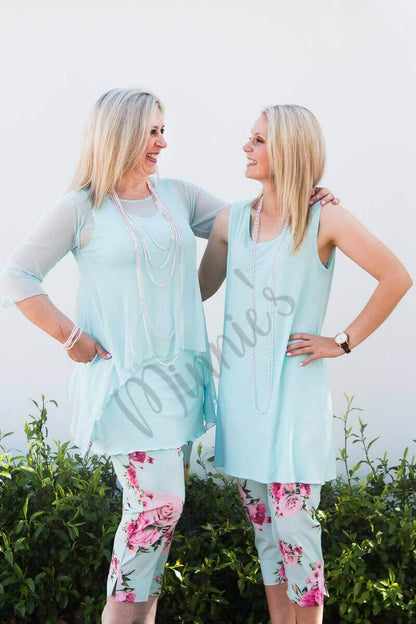 Mint Green Top CH0643