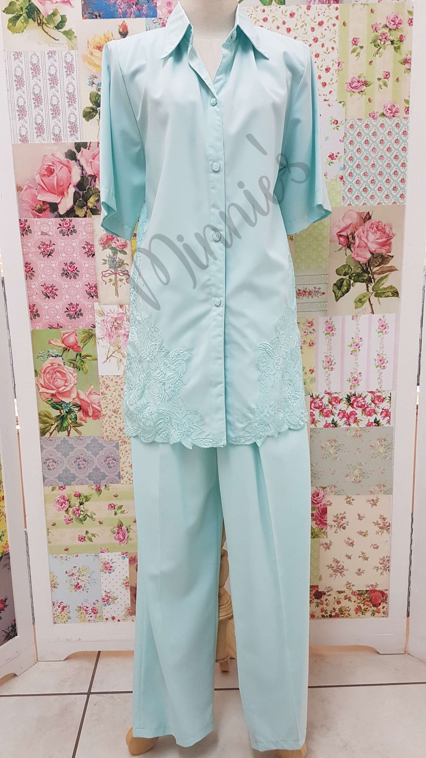 Sea Blue 2-Piece Pants Set BK0455