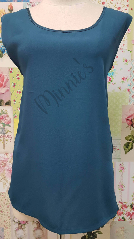 Petrol Blue Top BK0481