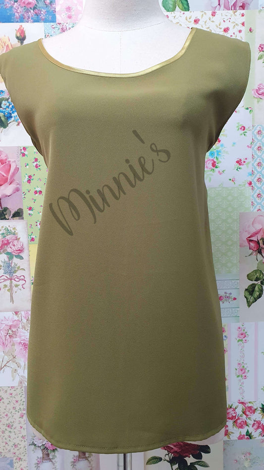 Olive Green Top BK0485