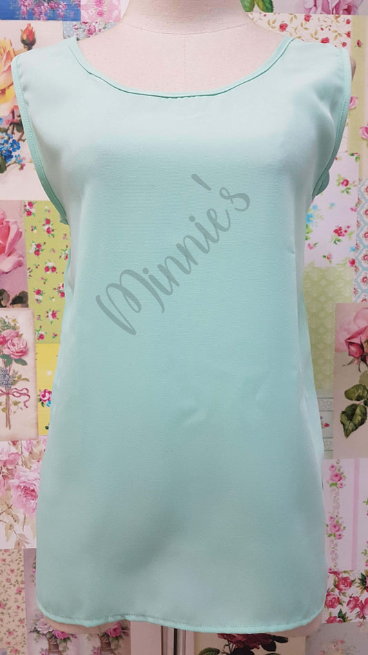 Mint Green Top BK0489