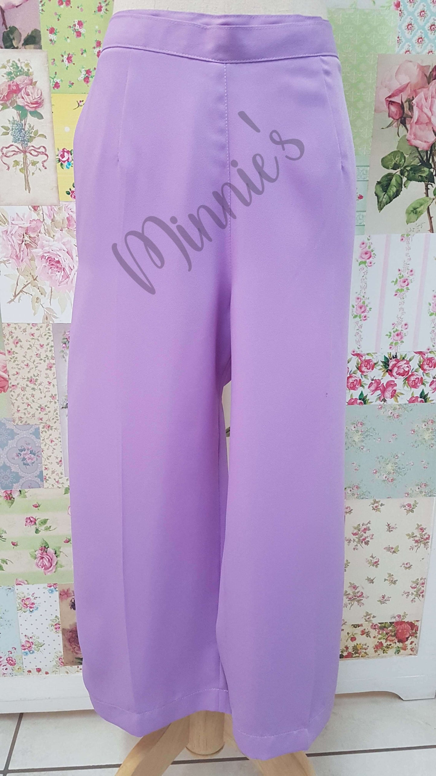 3/4 Lilac Pants BK0462