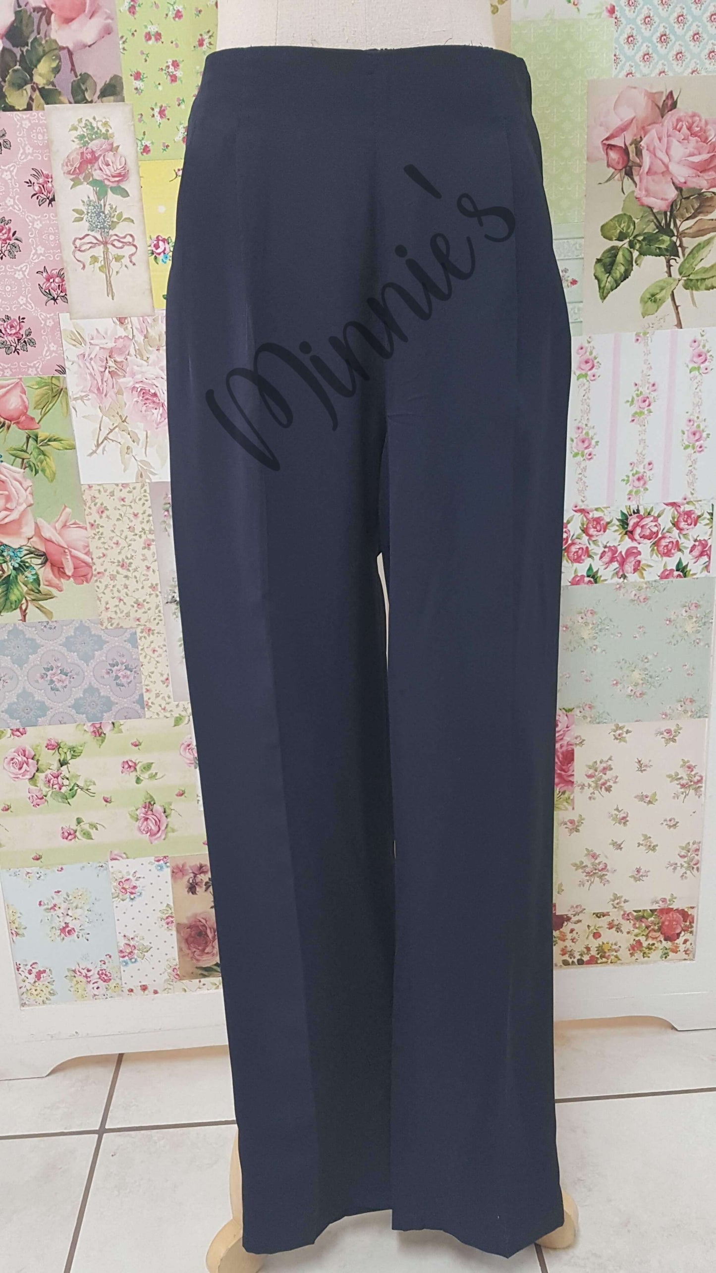 Navy Long Pants BK0318