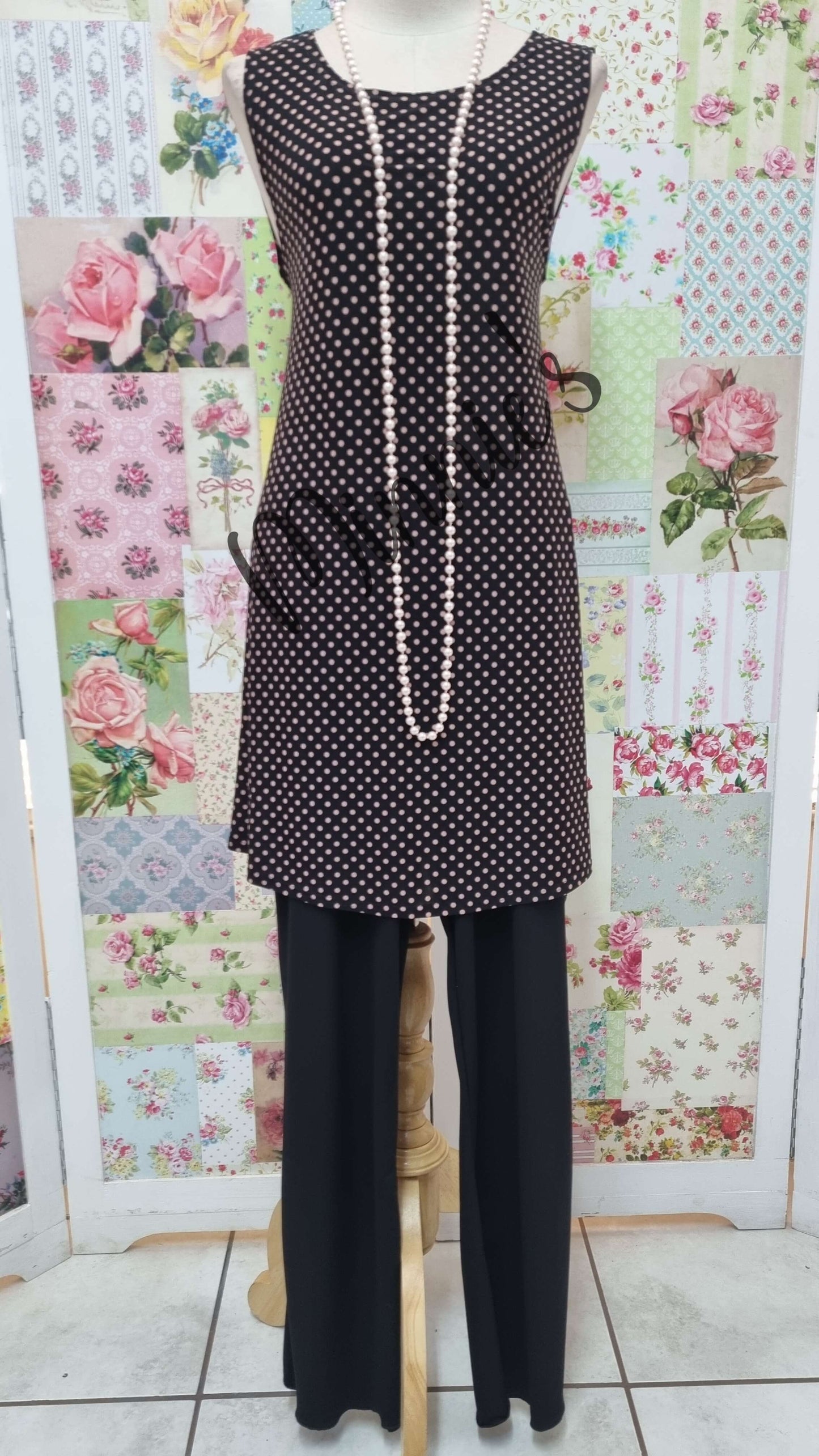 Pink Polka Dot Top VB0168