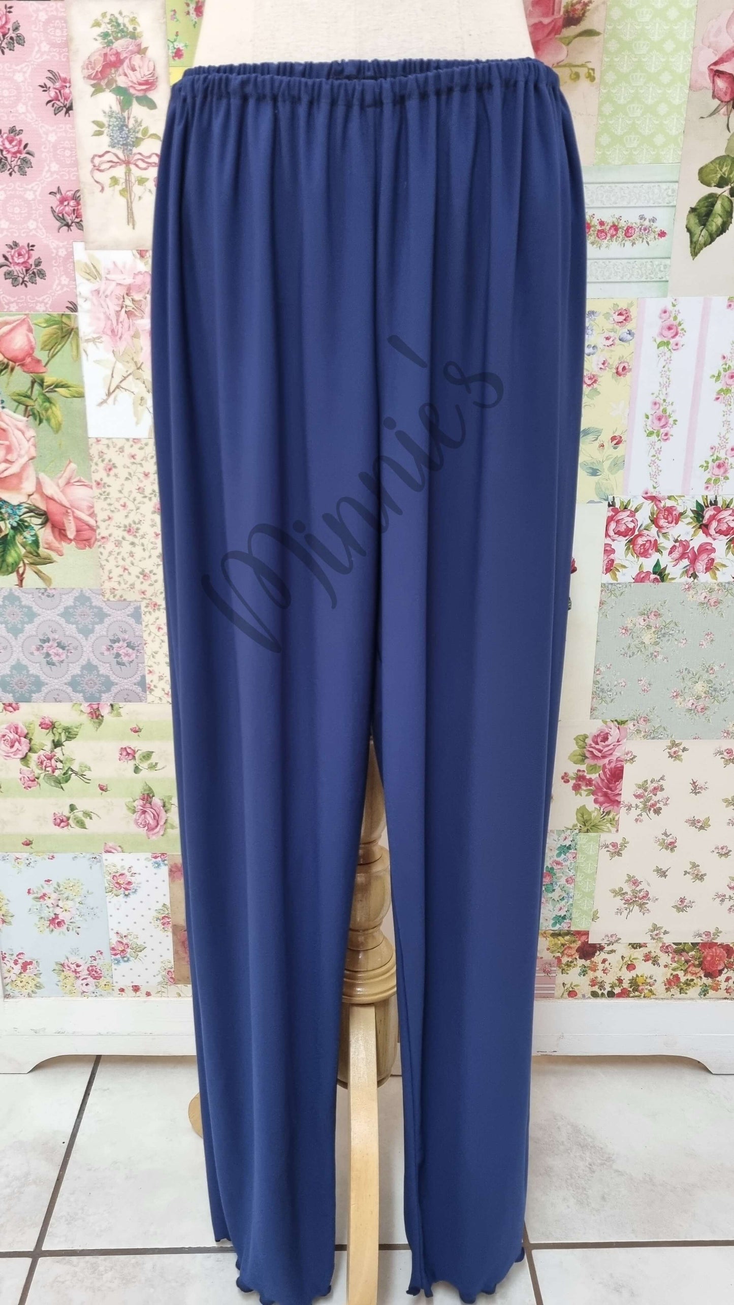 Navy Blue 3-Piece Pants Set LR0LR0544