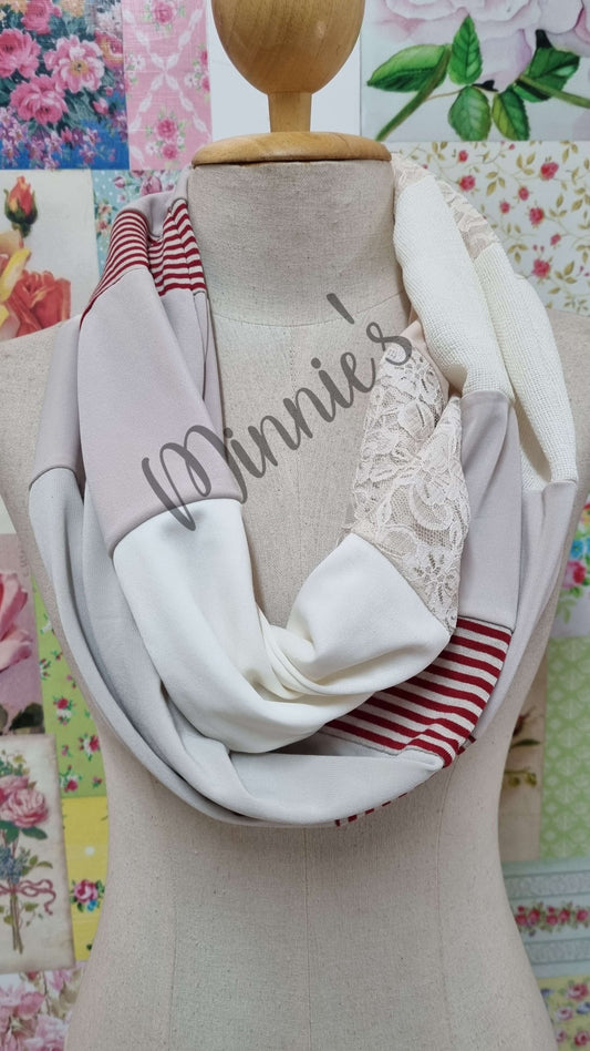 Stone Patchwork Snood SE021